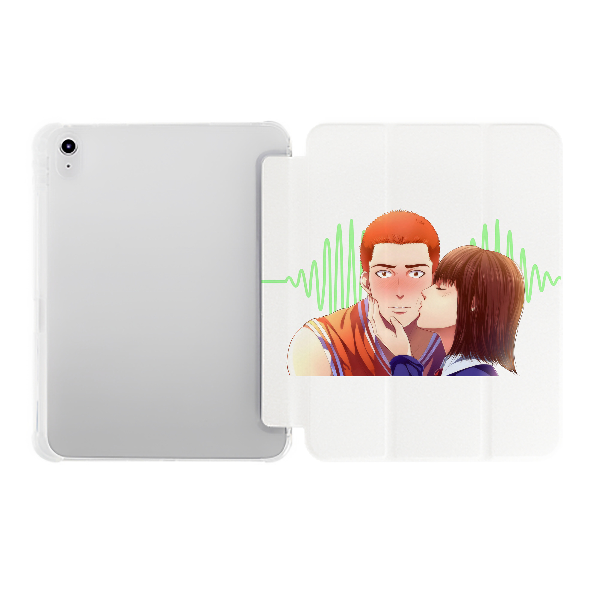 （画像用） SLAM DUNK／スラムダンク IPad ケース ペン収納付き 三つ折りスタンド PUレザー×シリコン 対応機種9.5/10.5/10.9インチ